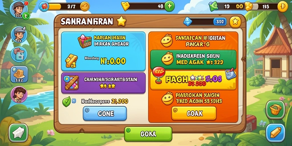 Fitur chat yang memungkinkan interaksi antar pemain.