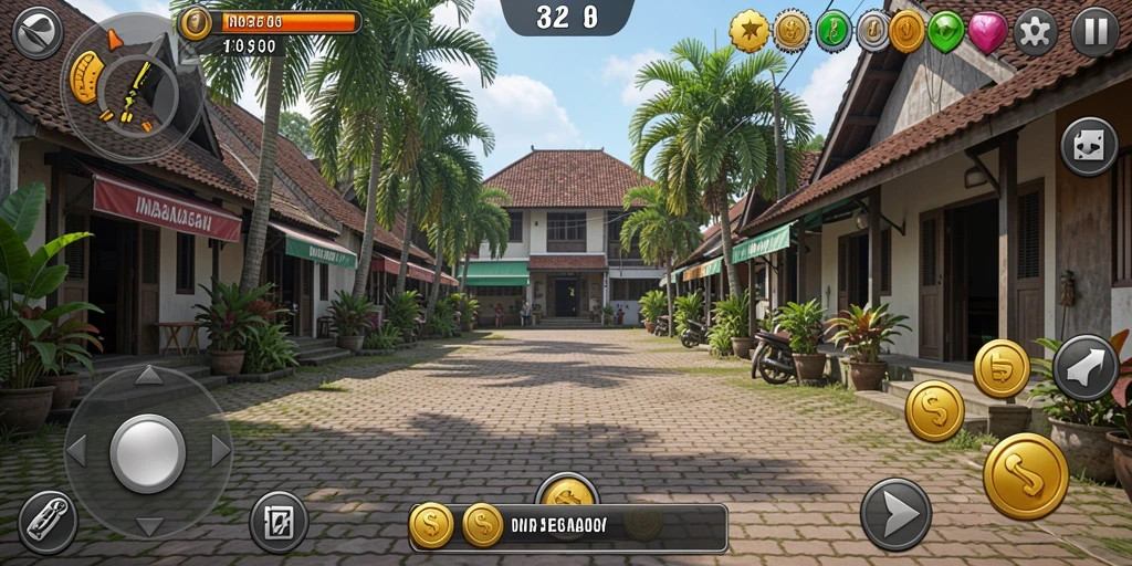 Gambar ketiga memperlihatkan komunitas aktif yang terlibat dalam permainan.