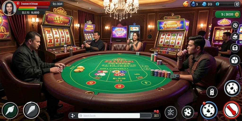 Fitur multiplayer yang memungkinkan bersaing dengan teman.