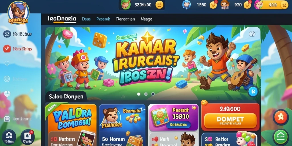 Screenshot menampilkan sistem peringkat dengan pemain dari seluruh dunia.